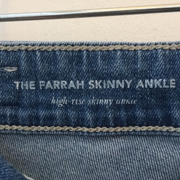 LADIES’ Adriano Goldschmied Distressed Farrah Skinny Ankle Denim Jeans 28 - Picture 13 of 16